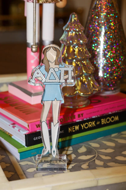 Alpha Delta Pi Acrylic Shelfie