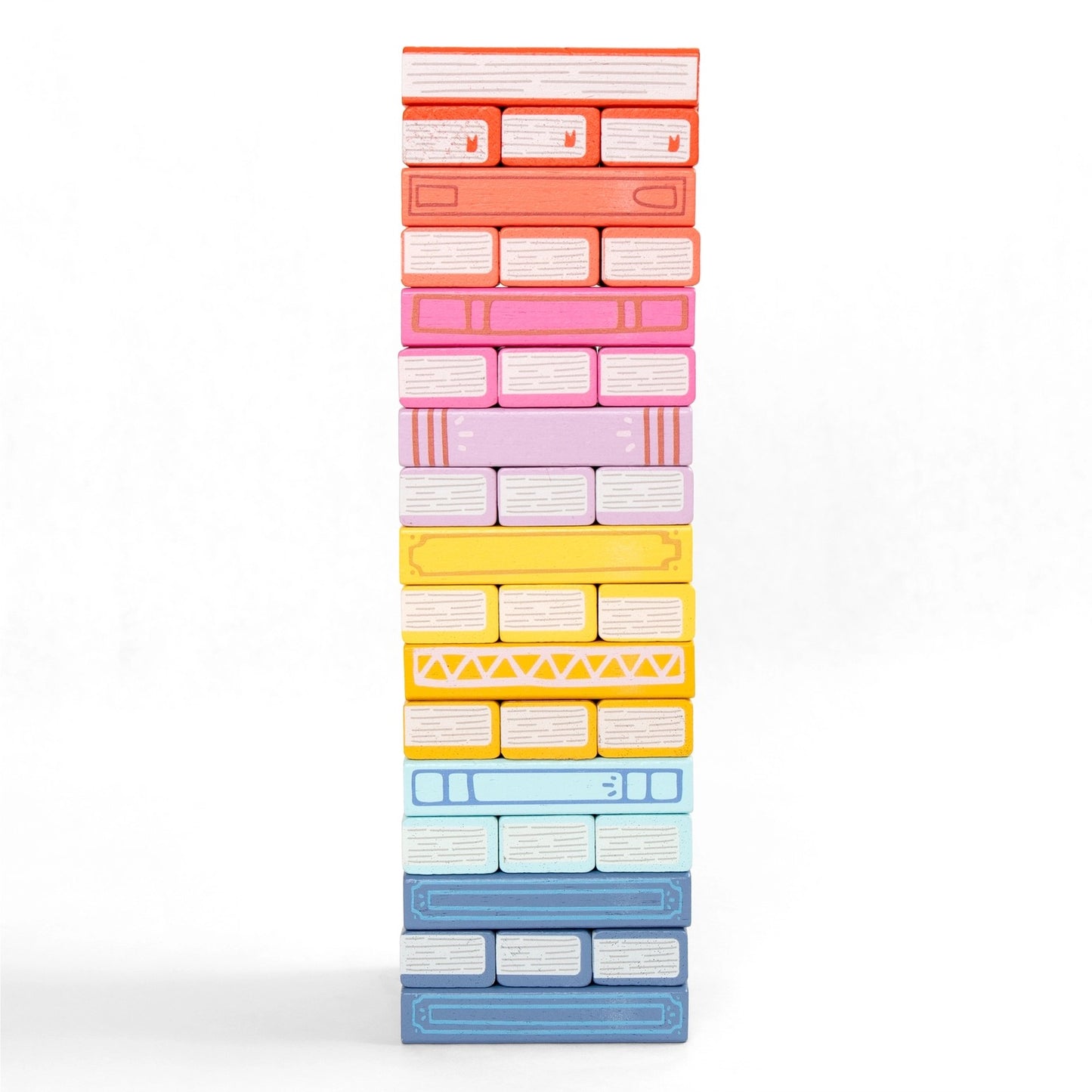 Tumbling Book Stack Game