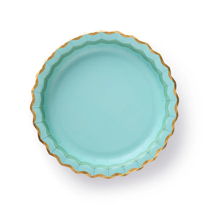 Rainbow Ric Rac Dinner Plates