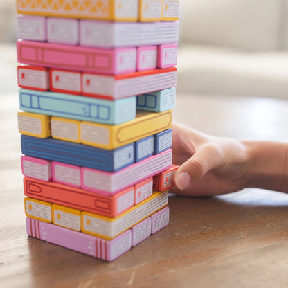 Tumbling Book Stack Game