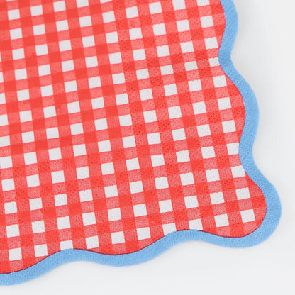 Red Gingham Large Napkins