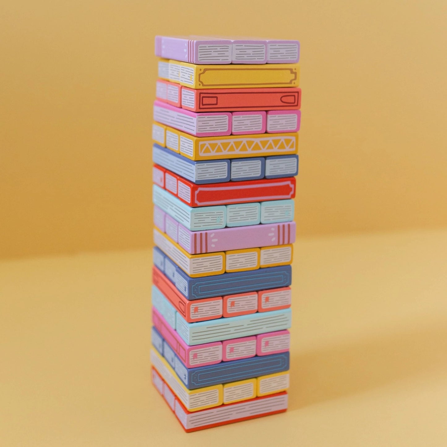 Tumbling Book Stack Game