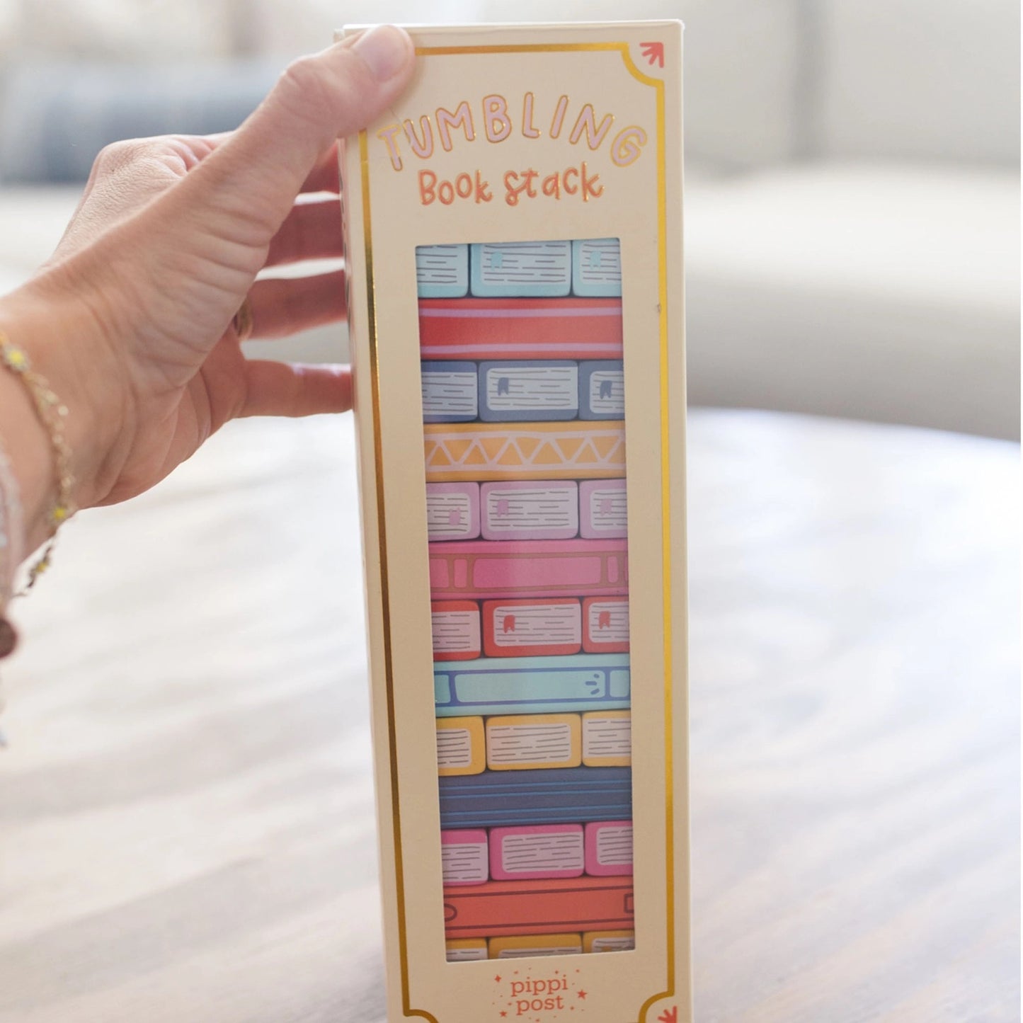 Tumbling Book Stack Game