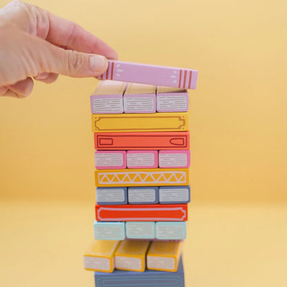 Tumbling Book Stack Game