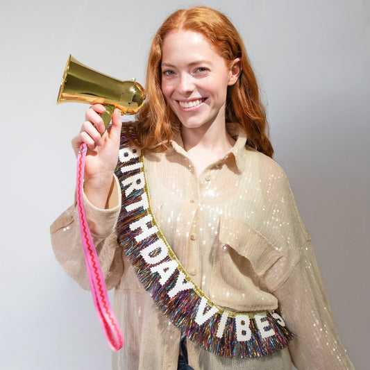 Birthday Vibes Sash