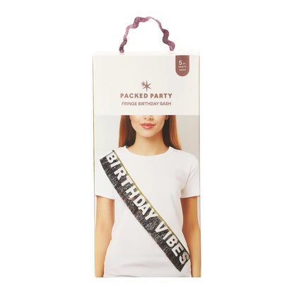 Birthday Vibes Sash
