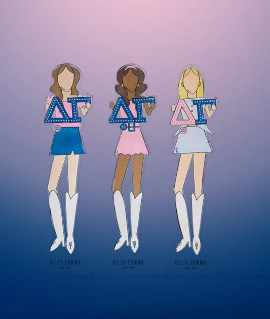 Delta Gamma Acrylic Shelfie