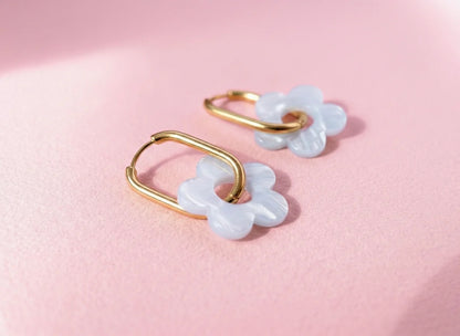 Piper Pearl Flower Earrings