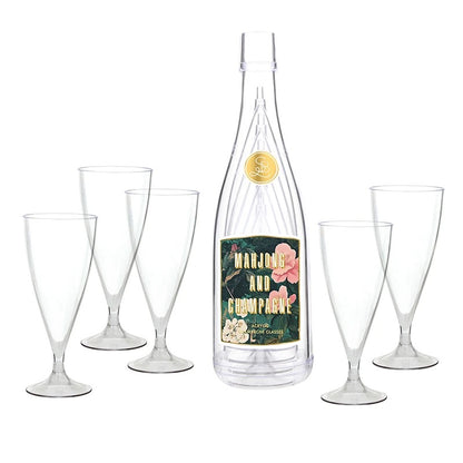 Mahj & Champs Glass Set