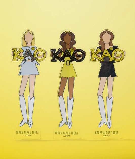 Kappa Alpha Theta Acrylic Shelfie