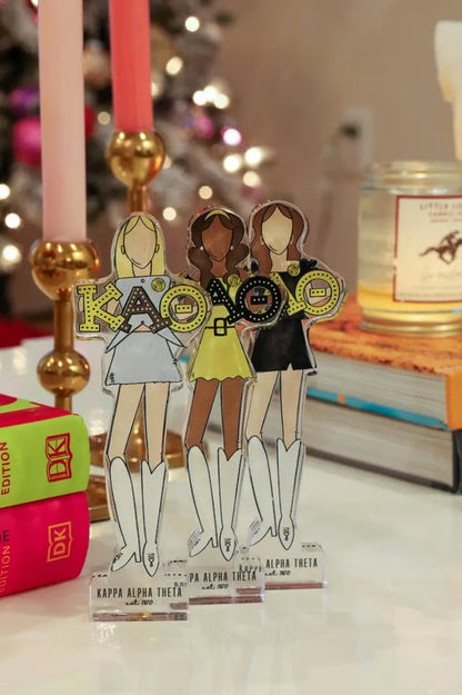 Kappa Alpha Theta Acrylic Shelfie