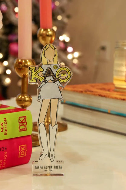 Kappa Alpha Theta Acrylic Shelfie