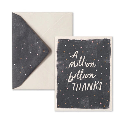 A Million Billion Thank You Card Set
