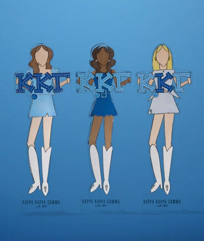Kappa Kappa Gamma Acrylic Shelfie