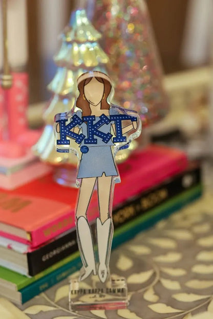 Kappa Kappa Gamma Acrylic Shelfie