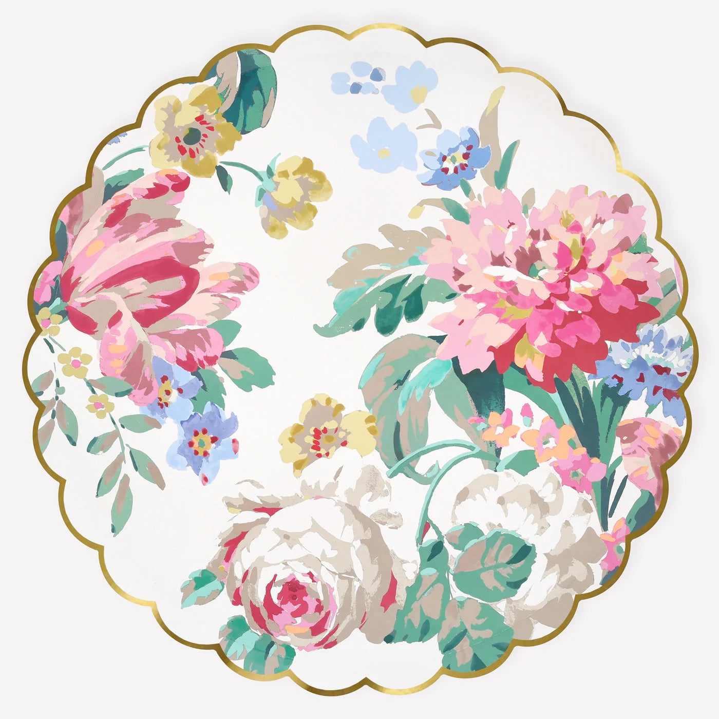 Rococo Floral Dinner Plates