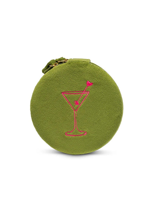 Martini Jewelry Zip Case