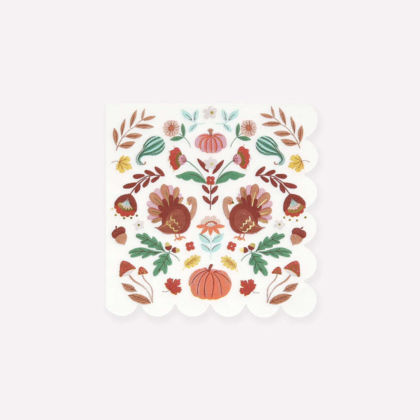 Thanksgiving Icons Small Napkins