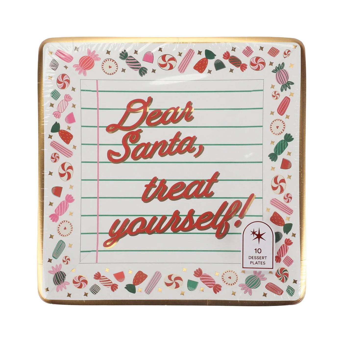 Dear Santa Treat Plate