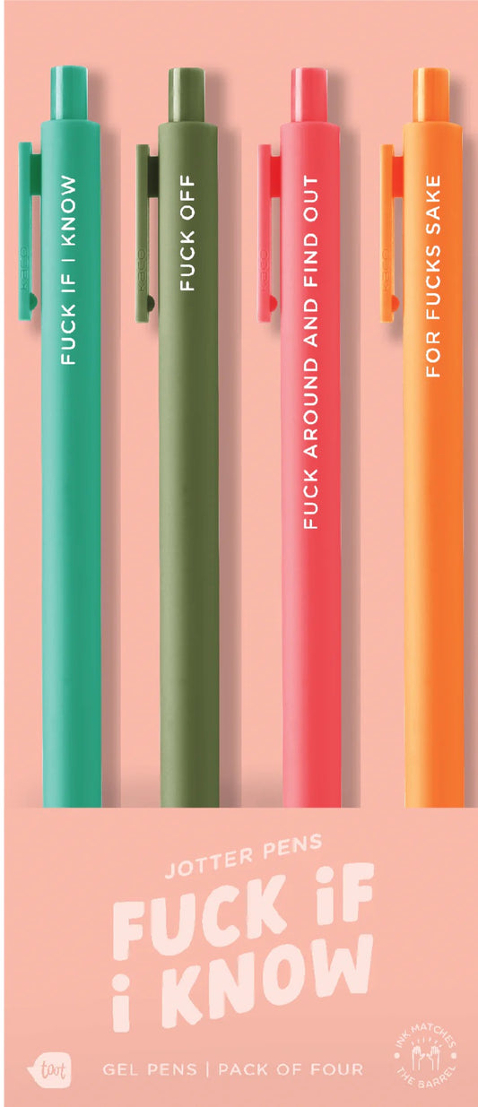 Fuck If I Know Jotter Set
