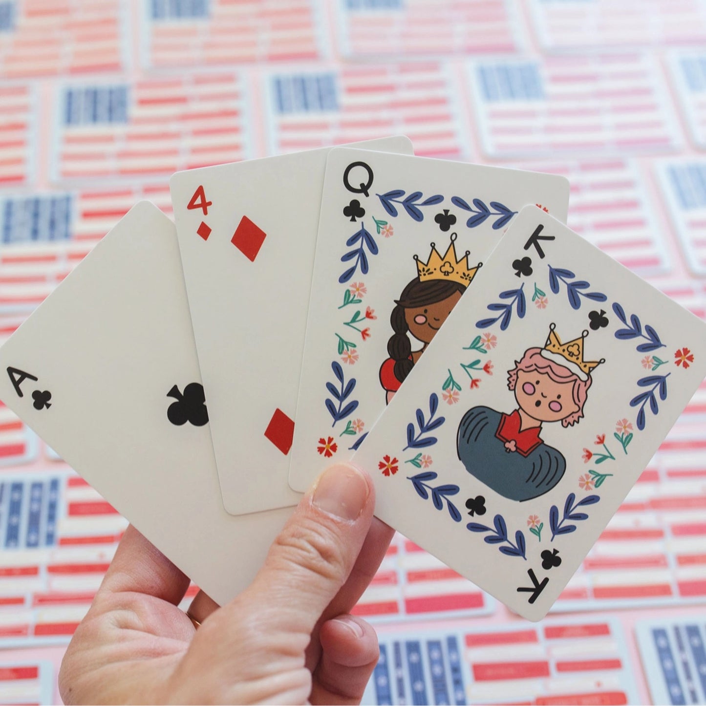 American Flag Books Playing Cards