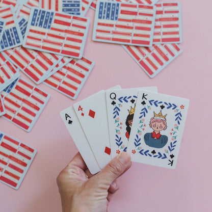 American Flag Books Playing Cards
