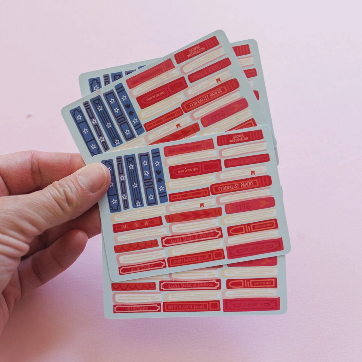 American Flag Books Playing Cards