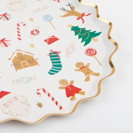 Jolly Christmas Side Plates