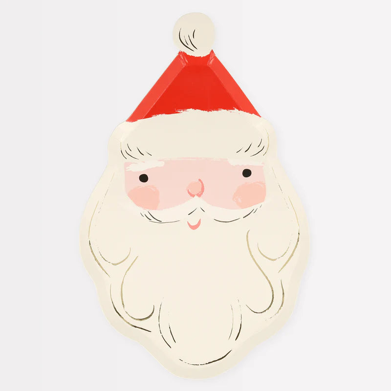 Jolly Santa Plates