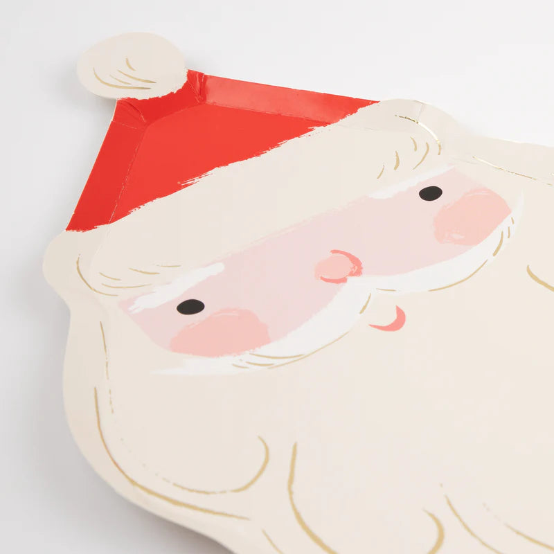 Jolly Santa Plates