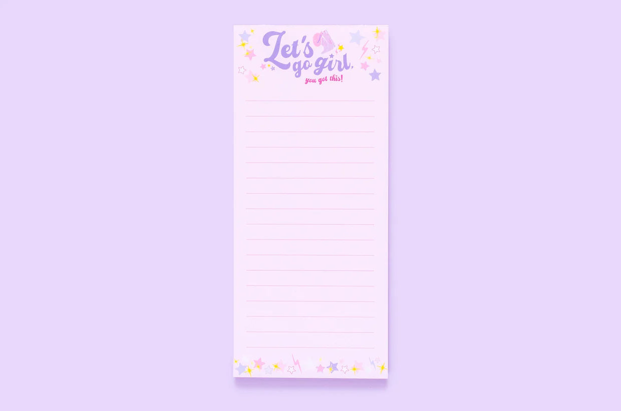 Let's Go Girls List Pad