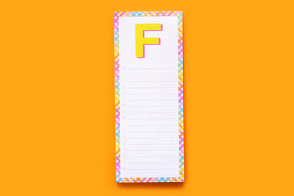 Letter List Pads