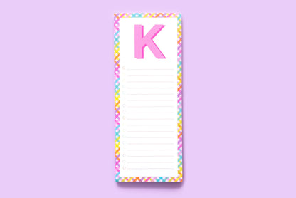 Letter List Pads