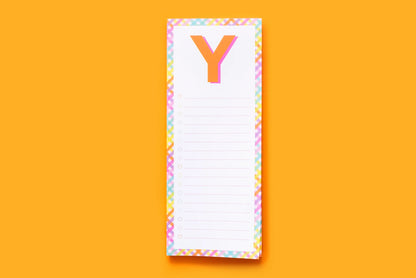 Letter List Pads