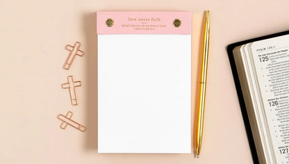 Love Never Fails Desk Pad