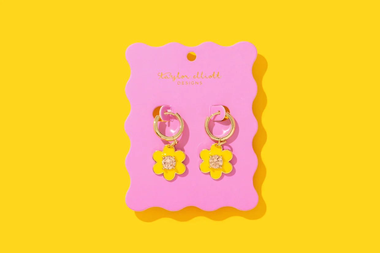 Lucy Yellow Earrings