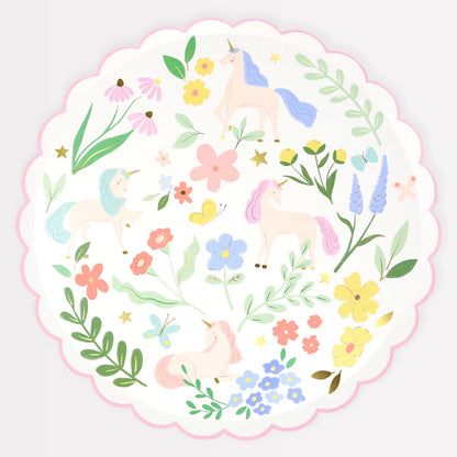 Meadow Unicorns Dinner Plates