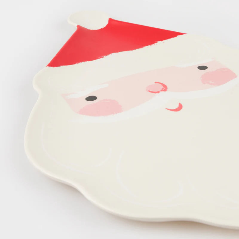 Melamine Santa Plate