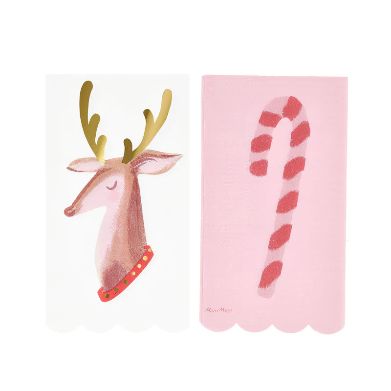 Mixed Christmas Icons Guest Towels