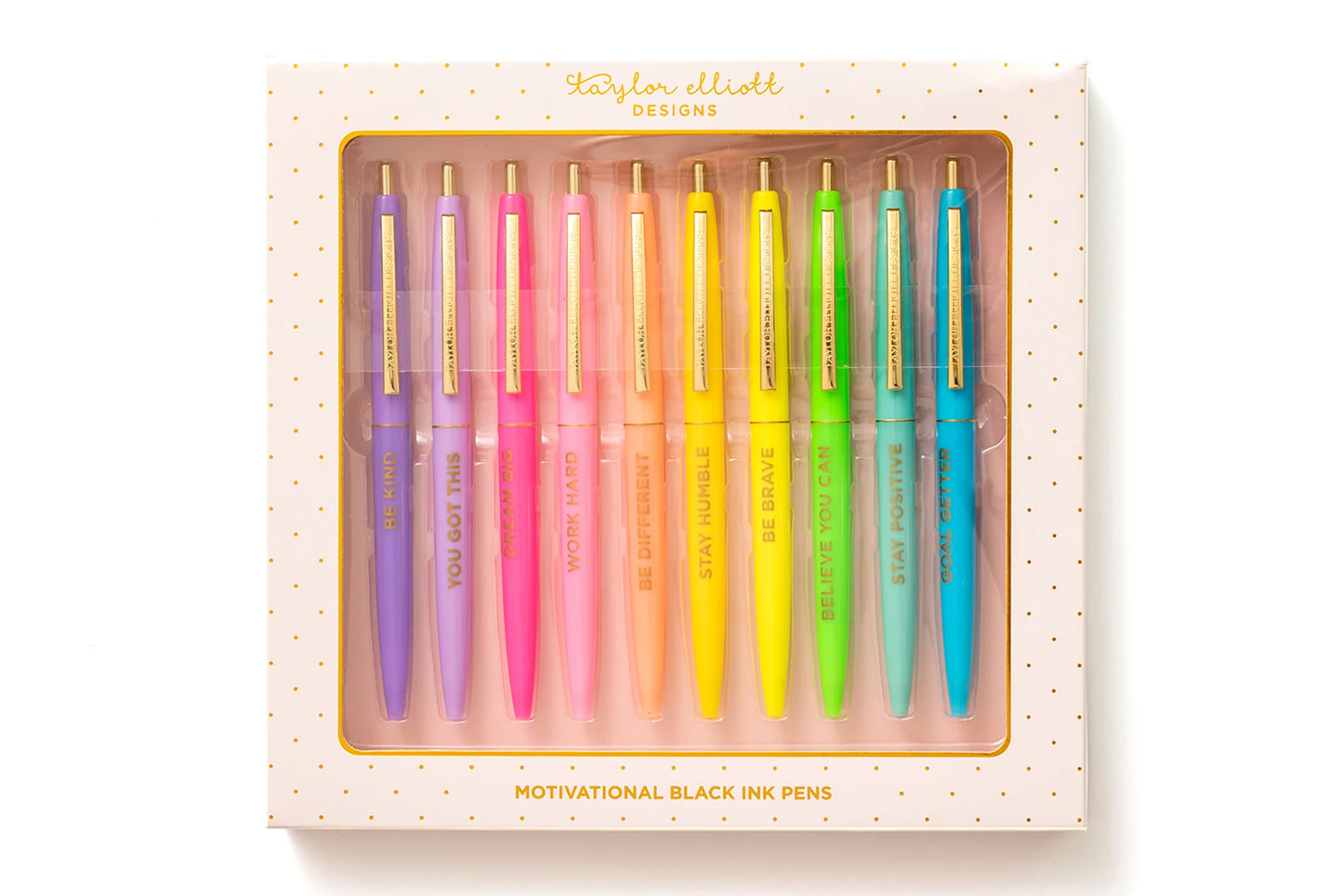 Motivational Pen Set - Black Ink