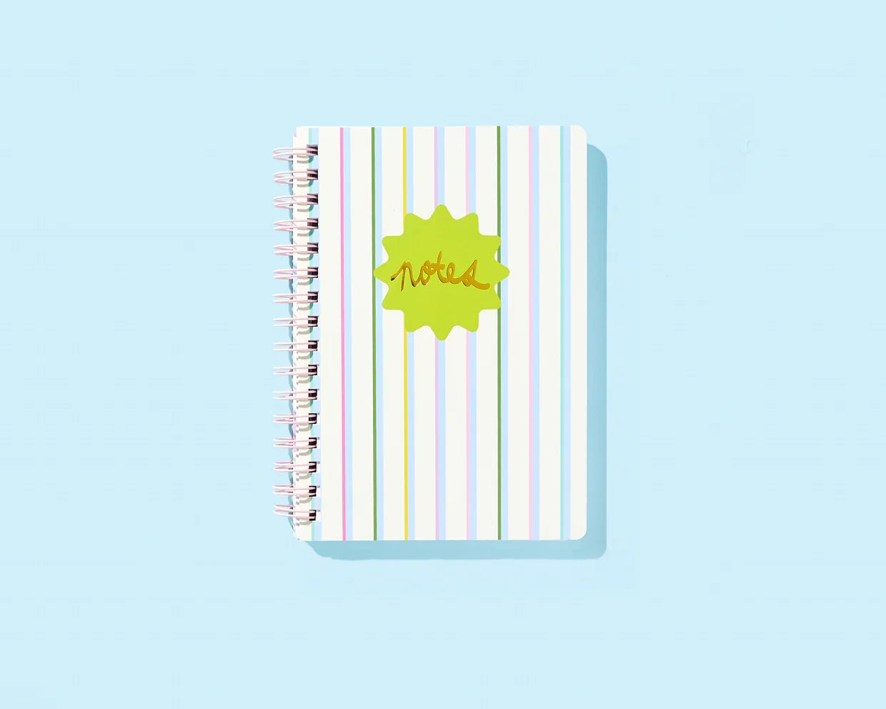 Notes Striped Notebook