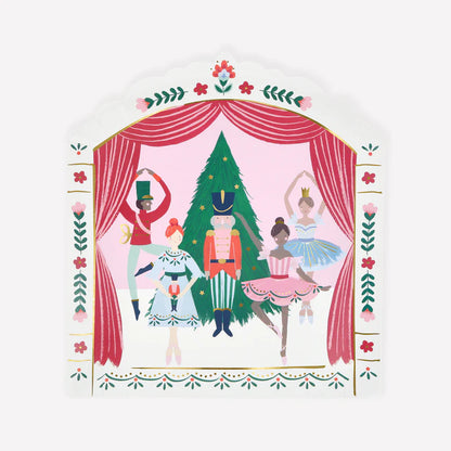 Nutcracker Ballet Stage Plates