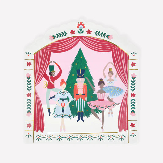 Nutcracker Ballet Stage Plates