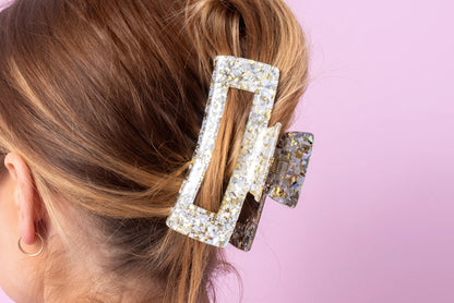 Pearl Confetti Claw Clip