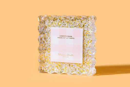 Pearl Confetti Frame - Small