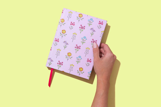 Pink Wildflowers Notebook