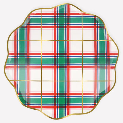 Plaid Dinner Plates