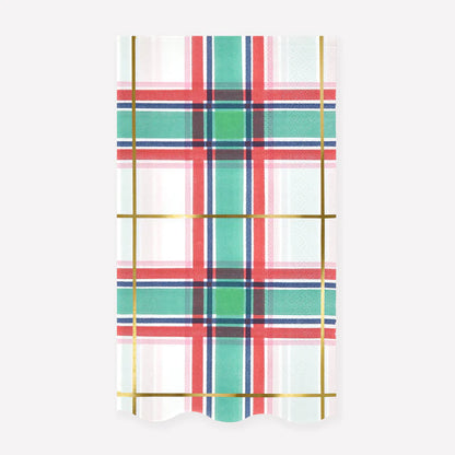 Plaid Guest Towels