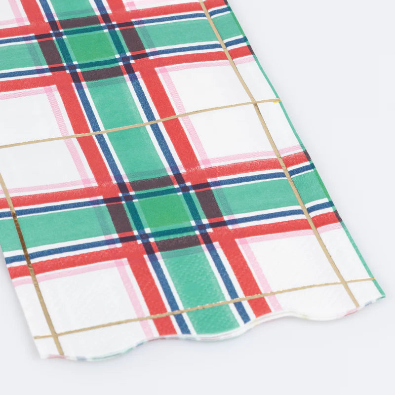 Plaid Guest Towels