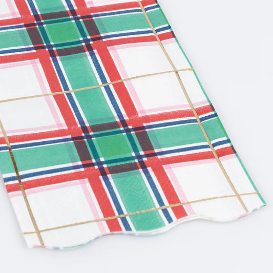 Plaid Guest Towels